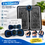 2-in-1 Electric Body & Foot Massager Combo